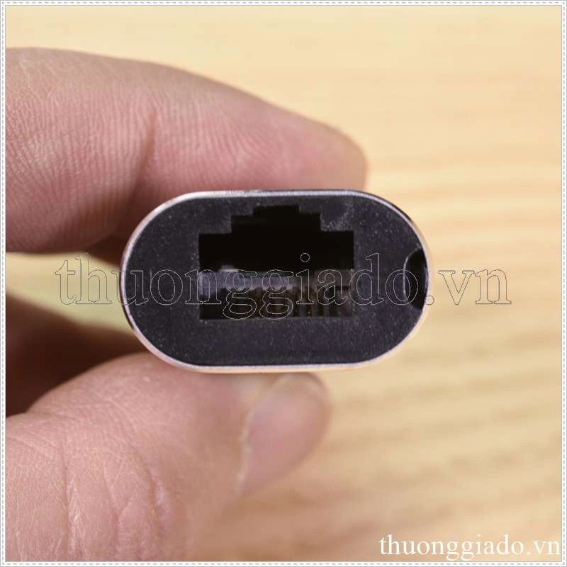 Đầu chuyển RJ45 to Type C (1000Mbps)]