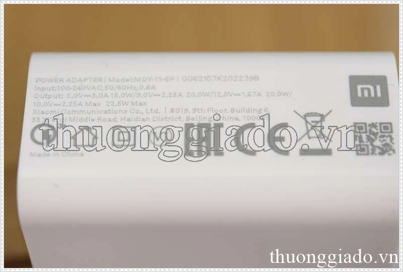 củ sạc xiaomi 22.5w củ sạc xiaomi 22.5w