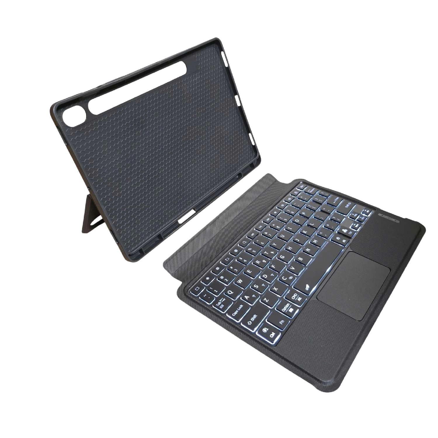 Bao da kèm bàn phím bluetooth Samsung Galaxy Tab S9 FE / Tab S9 / X710 / X510 có touchpad và đèn phím