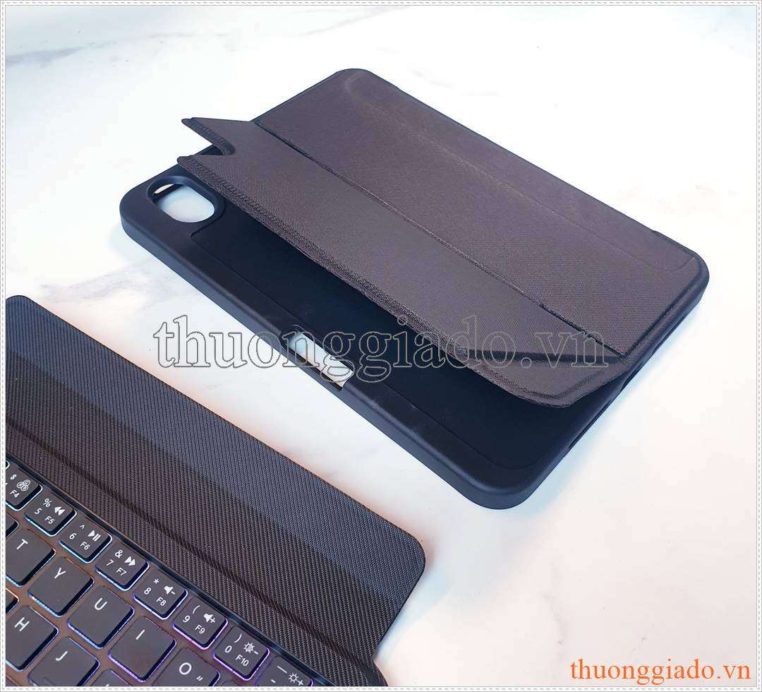 Bao da kèm bàn phím iPad Mini 6 có touchpad, có đèn nền phím, có ngăn để bút (mẫu 2023)