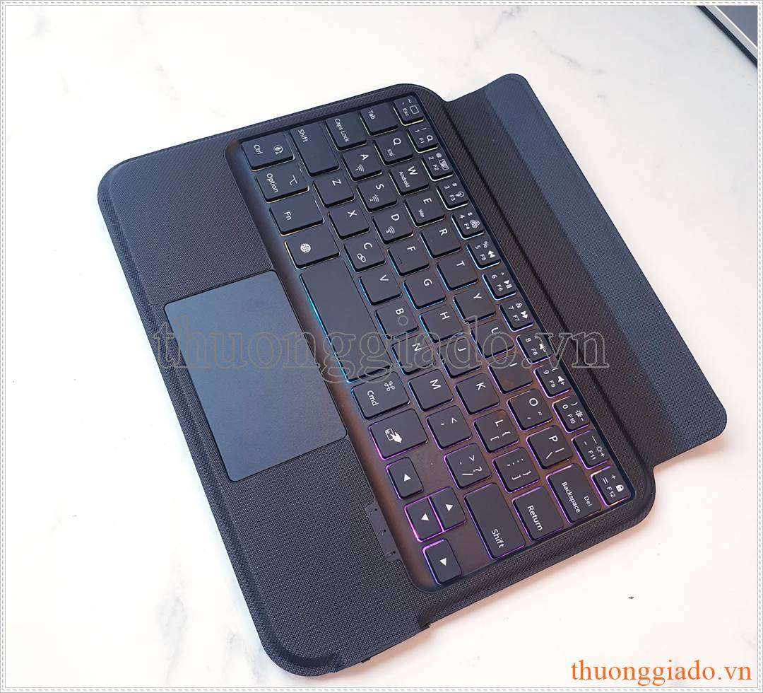 Bao da kèm bàn phím iPad Mini 6 có touchpad, có đèn nền phím, có ngăn để bút (mẫu 2023)