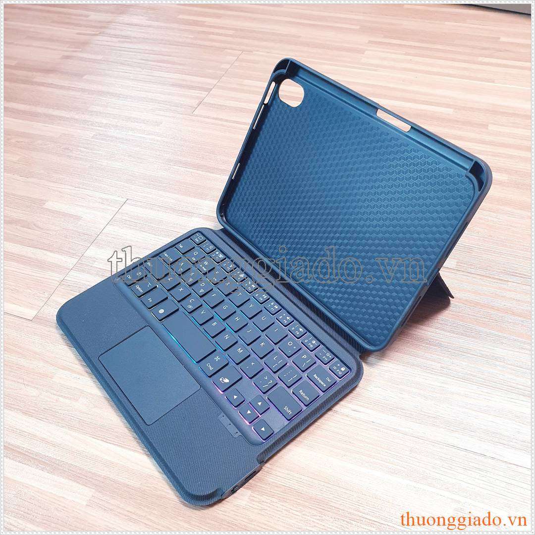 Bao da kèm bàn phím iPad Mini 6 có touchpad, có đèn nền phím, có ngăn để bút (mẫu 2023)
