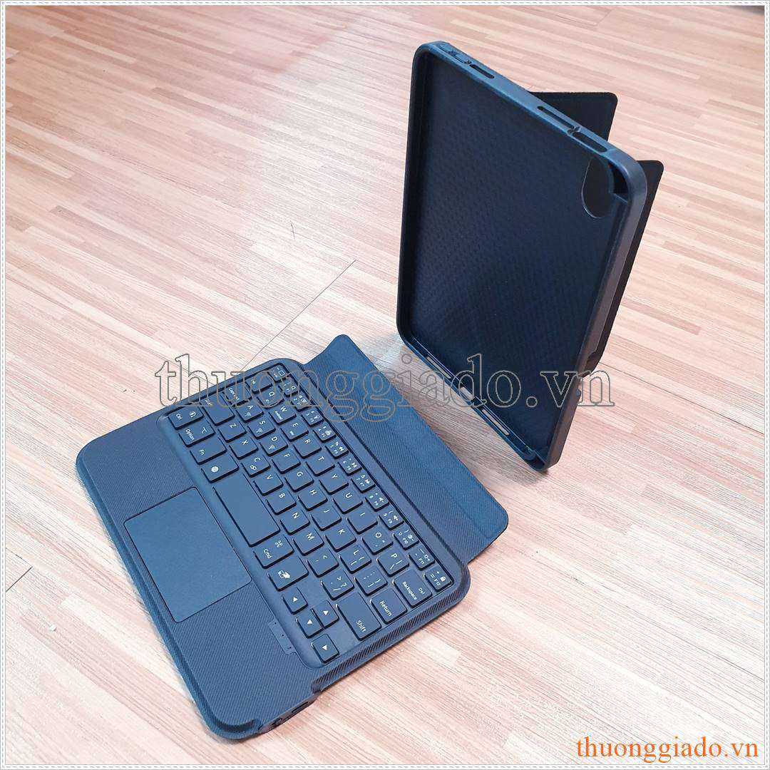 Bao da kèm bàn phím iPad Mini 6 có touchpad, có đèn nền phím, có ngăn để bút (mẫu 2023)