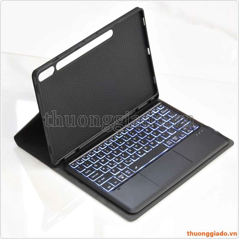 Bao da kèm bàn phím Samsung Galaxy Tab S9 Plus 12.4 X810/ 816B/ 818U và có touchpad, đèn nền phím bấm