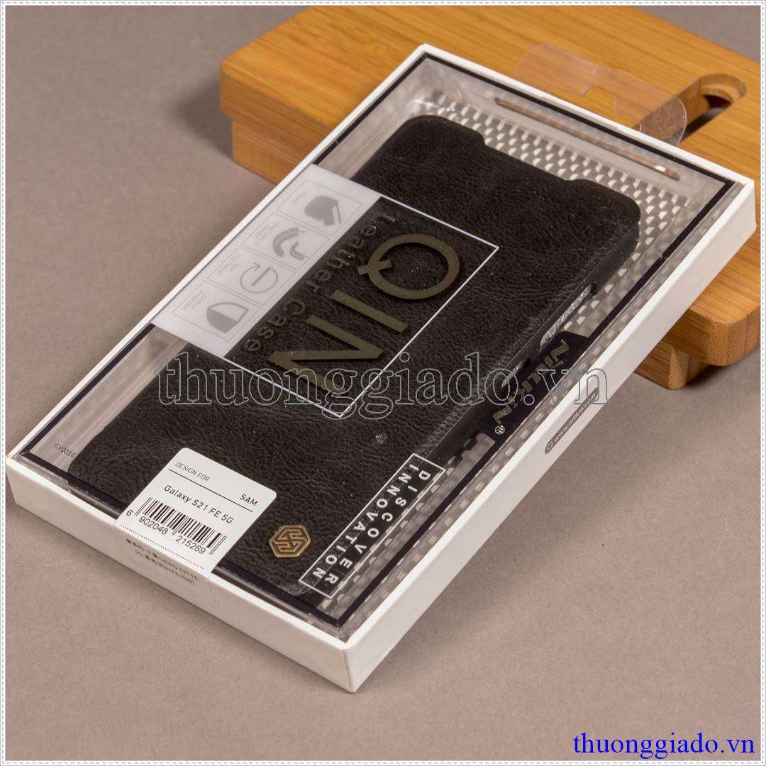 Bao da Samsung Galaxy S21 FE 5G ( hiệu Nillkin, QIN series)