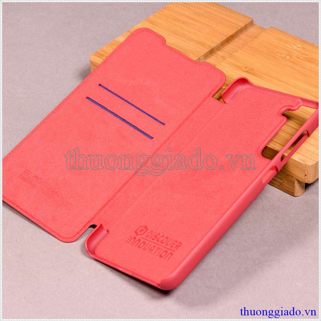 Bao da Samsung Galaxy S21 FE 5G ( hiệu Nillkin, QIN series)