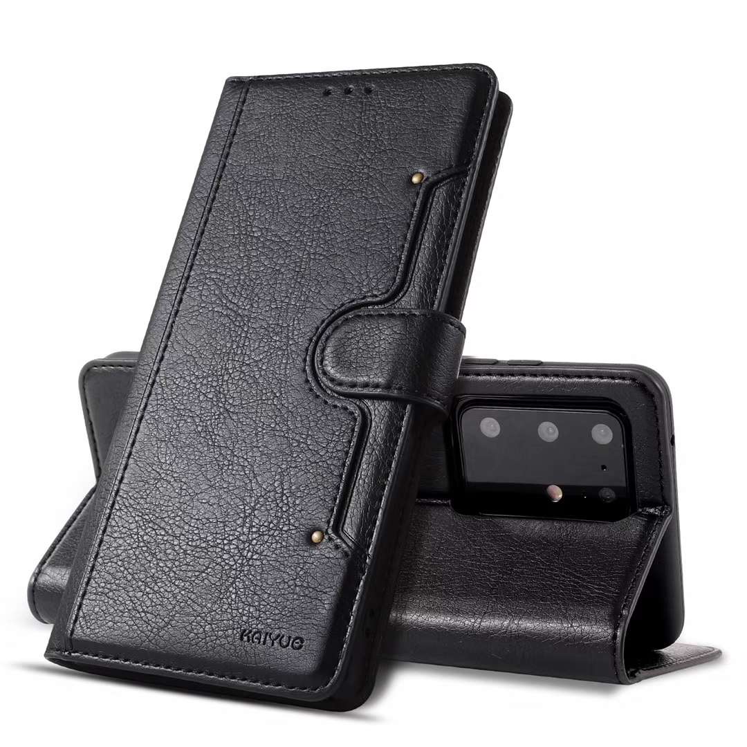 Bao da Samsung Galaxy S21/ Galaxy S21 / Galaxy S21 ultra (bao da cầm tay chất liệu da bò, hiệu Kaiyue