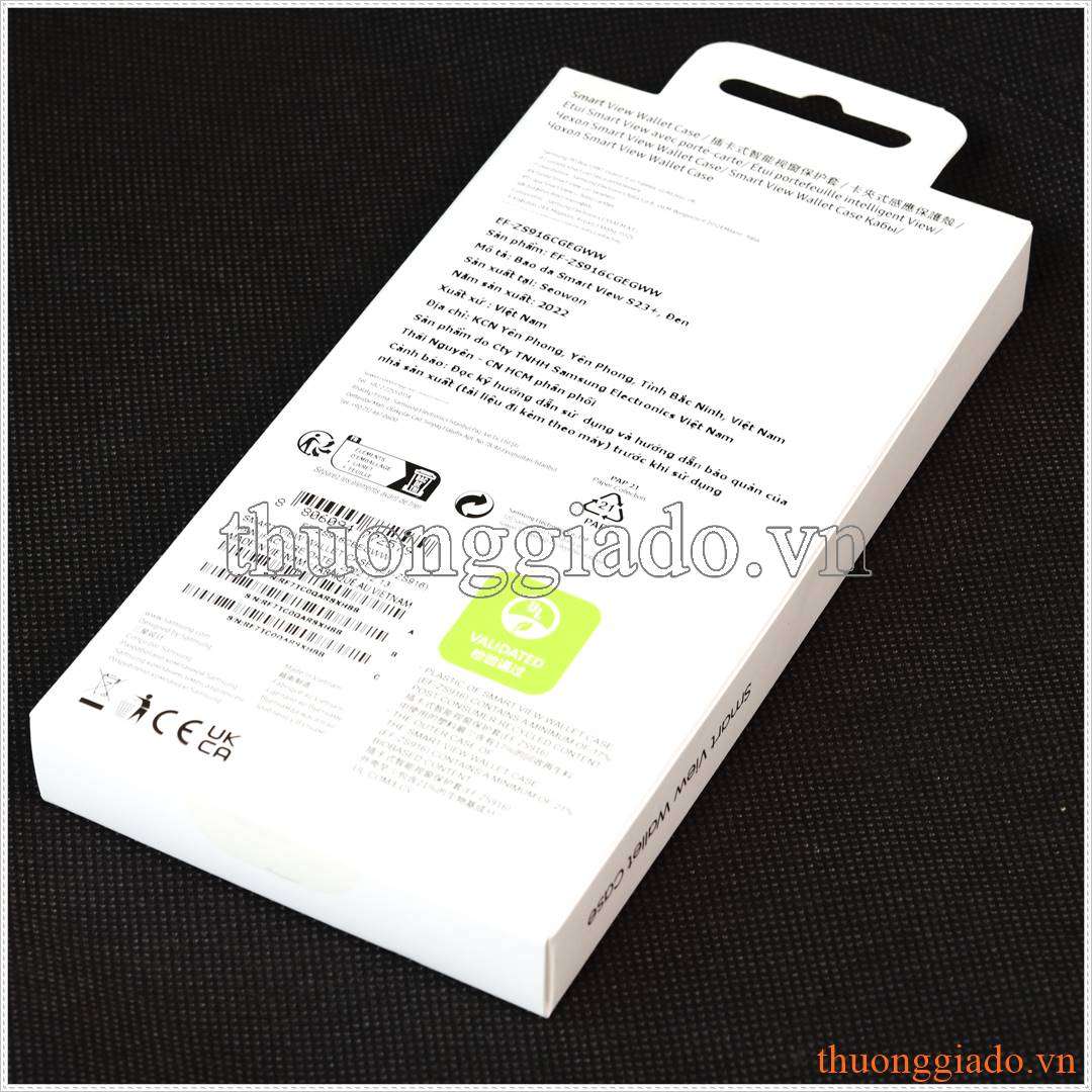 Bao da Samsung Galaxy S23 Plus S View Wallet Cover Chính Hãng