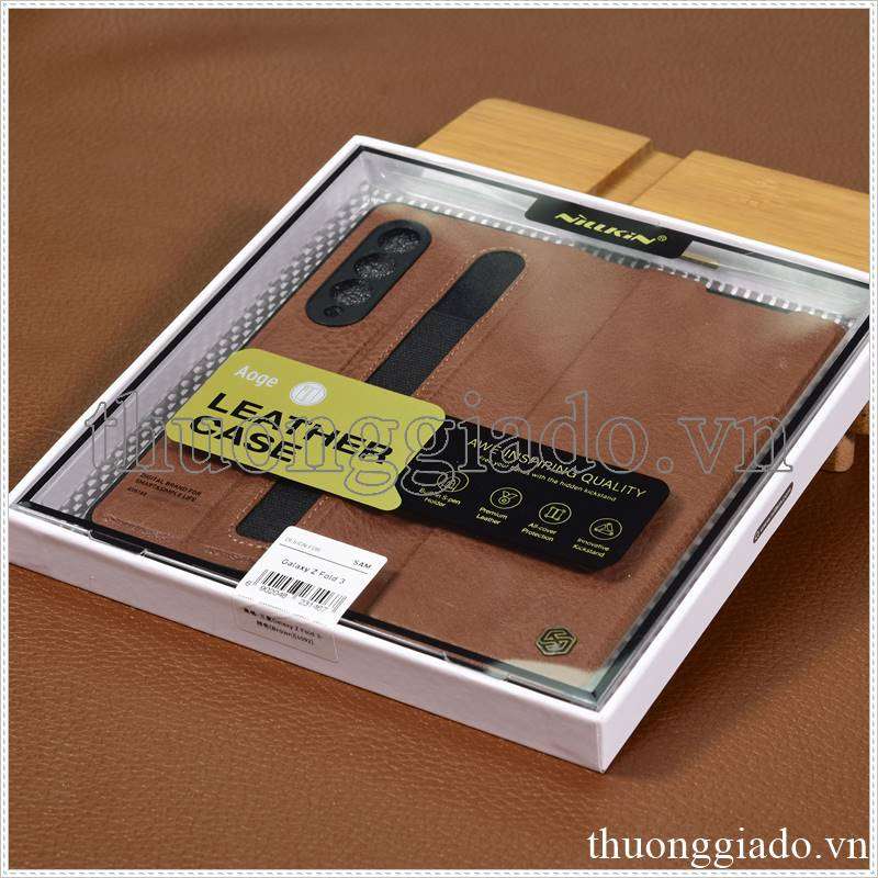 Bao da Samsung Galaxy Z Fold 3, Z Fold3 ( hiệu Nillkin )