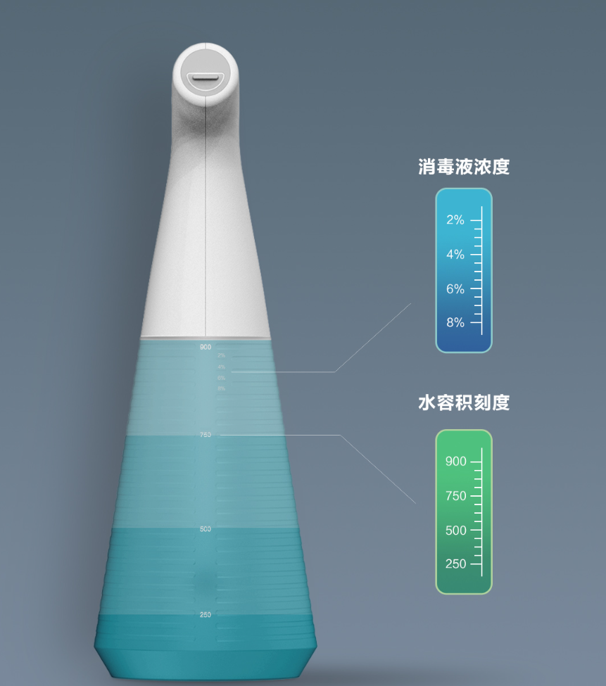 Bình xịt nước phun sương tưới cây tự động Xiaomi Xiaoda XD-DDPH01 (dung tích 900ml, pin 1800mAh)