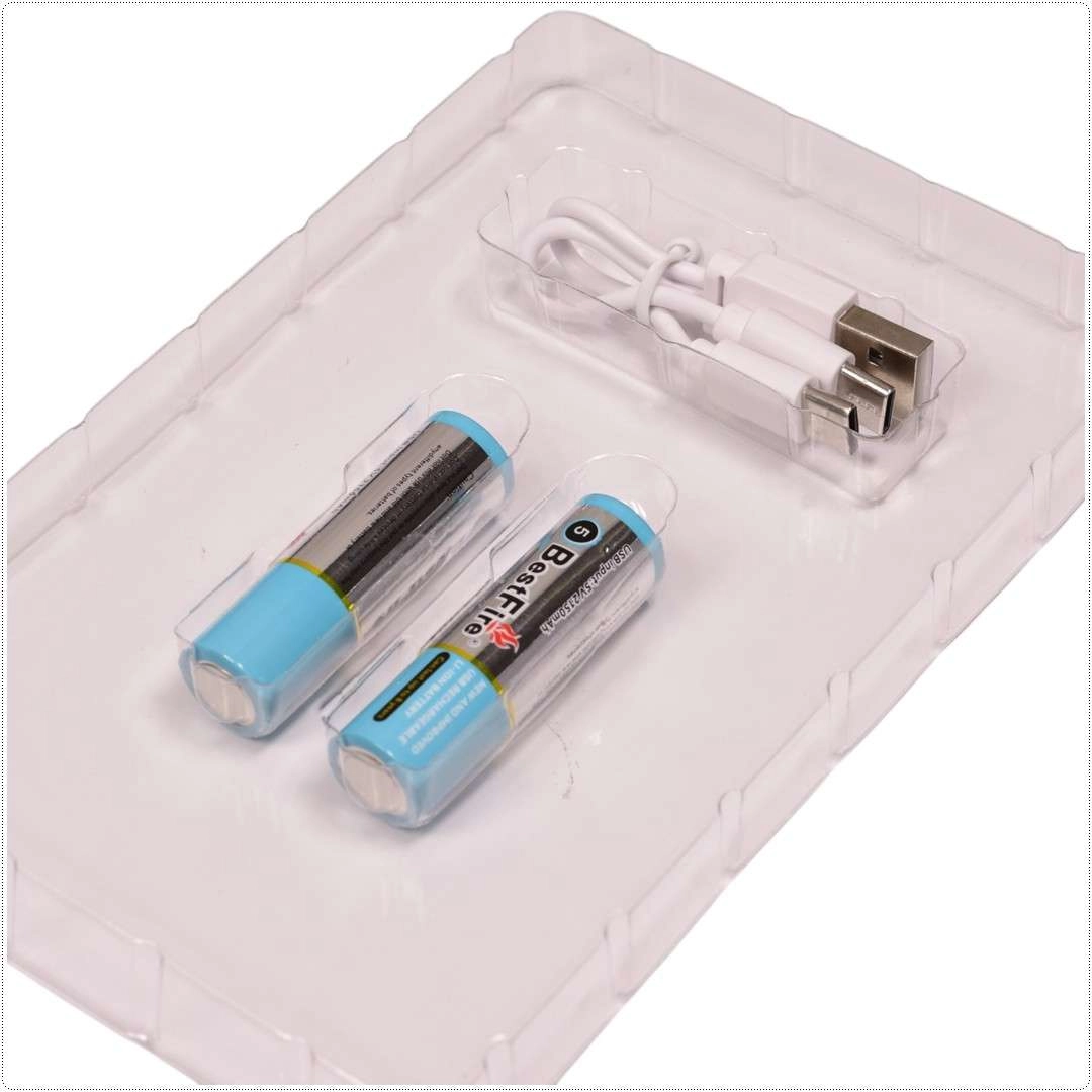 Bộ 2 viên / 4 viên pin sạc AA 1.5V BestFire 3200mWh 2150mAh có cổng sạc type-c