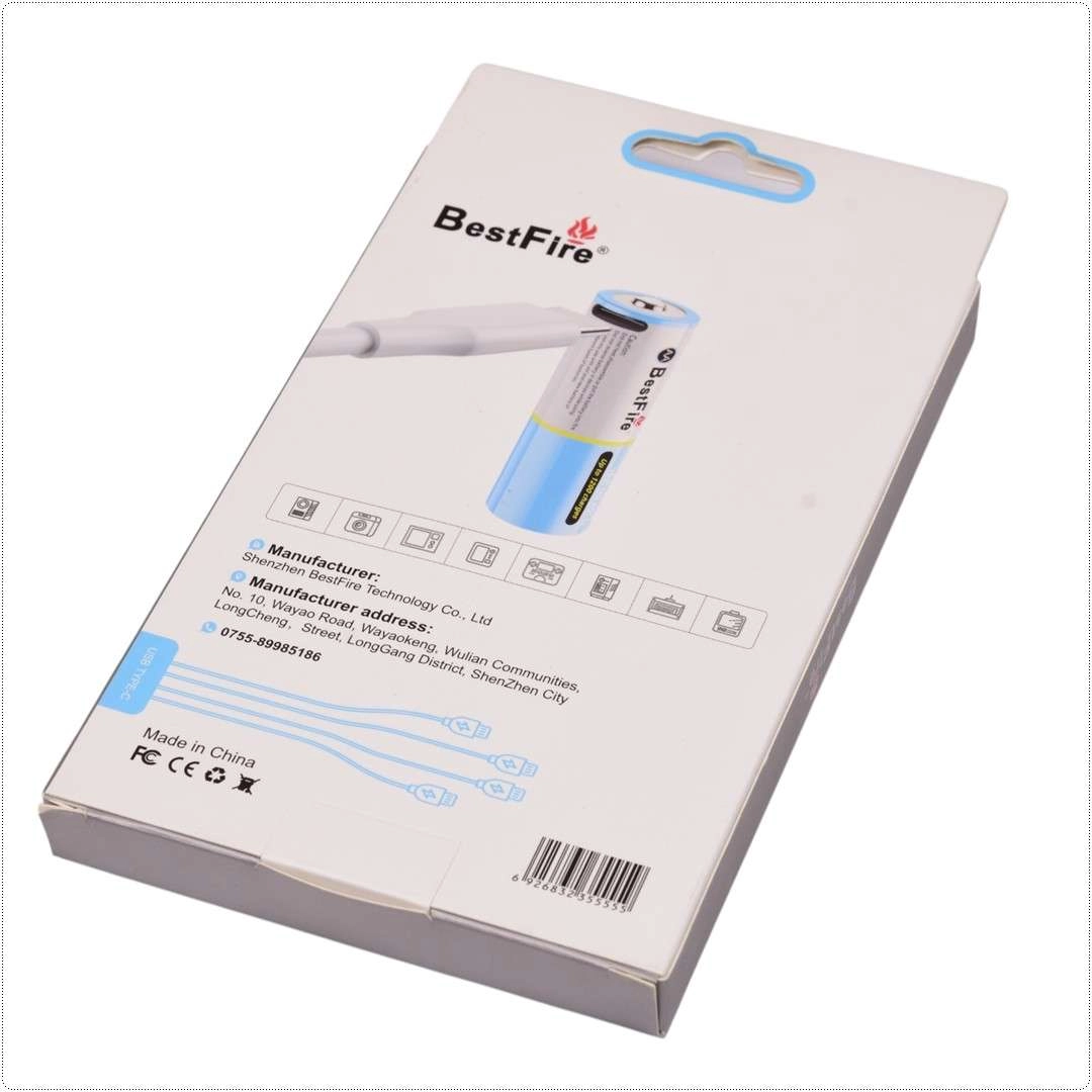 Bộ 2 viên / 4 viên pin sạc AA 1.5V BestFire 3200mWh 2150mAh có cổng sạc type-c
