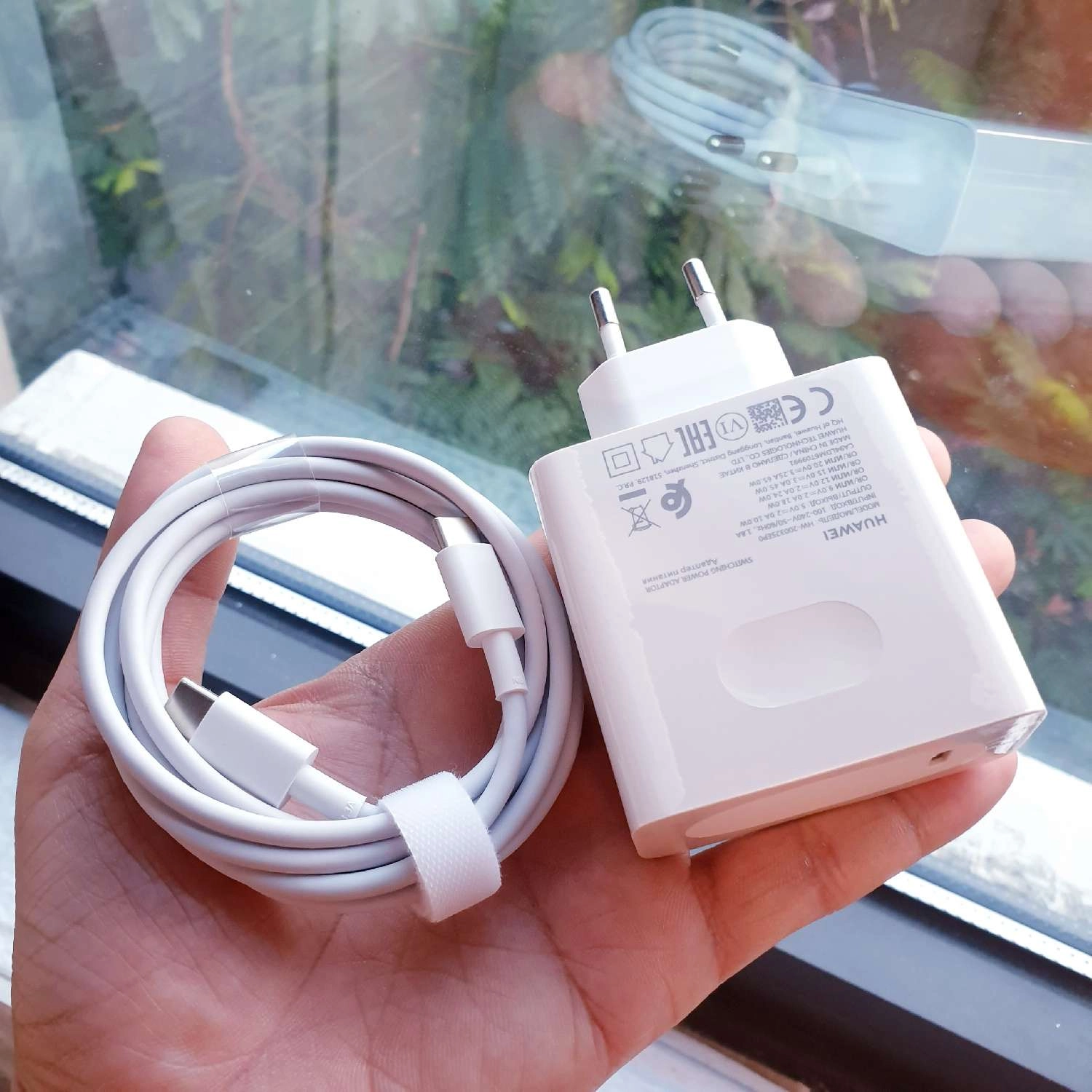 Bộ củ   cáp sạc Huawei USB-C Adapter 65W bản EU CP81(HW-200325EP0) Chính Hãng