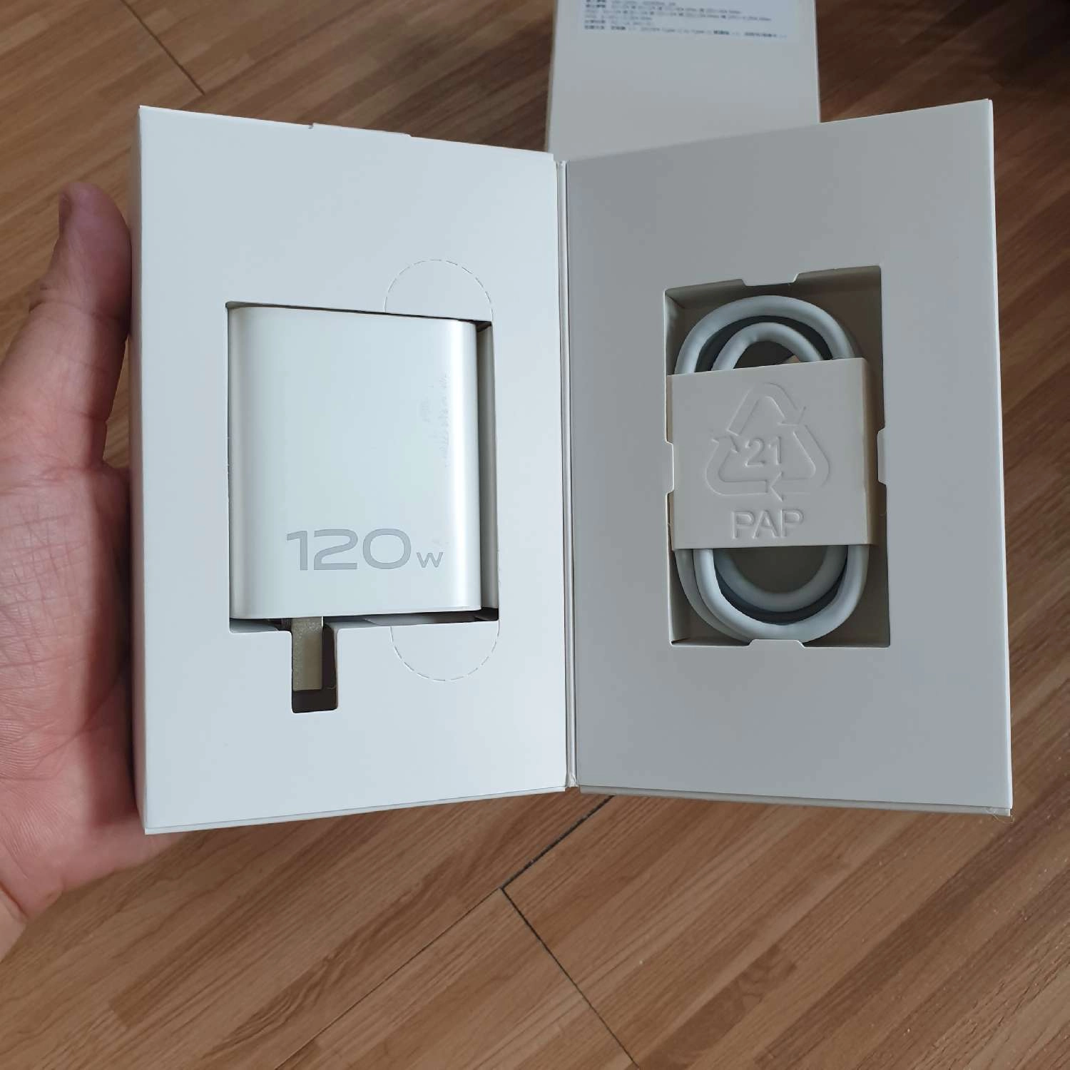 Bộ củ cáp sạc nhanh Vivo FlashCharge 120W Type-C	
