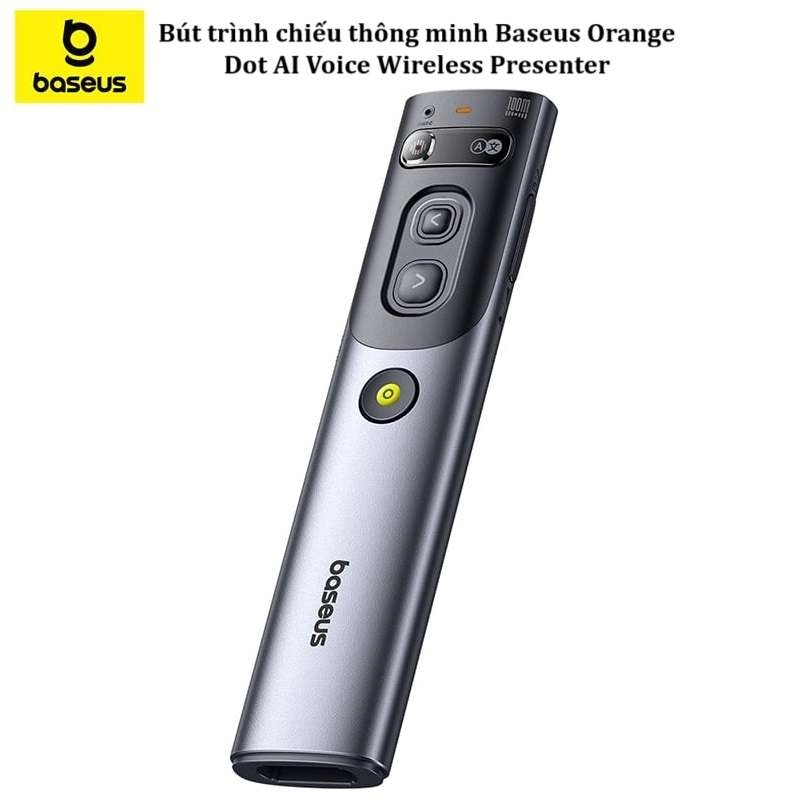 Bút trình chiếu thông minh Baseus Orange Dot AI Voice Wireless Presenter 
