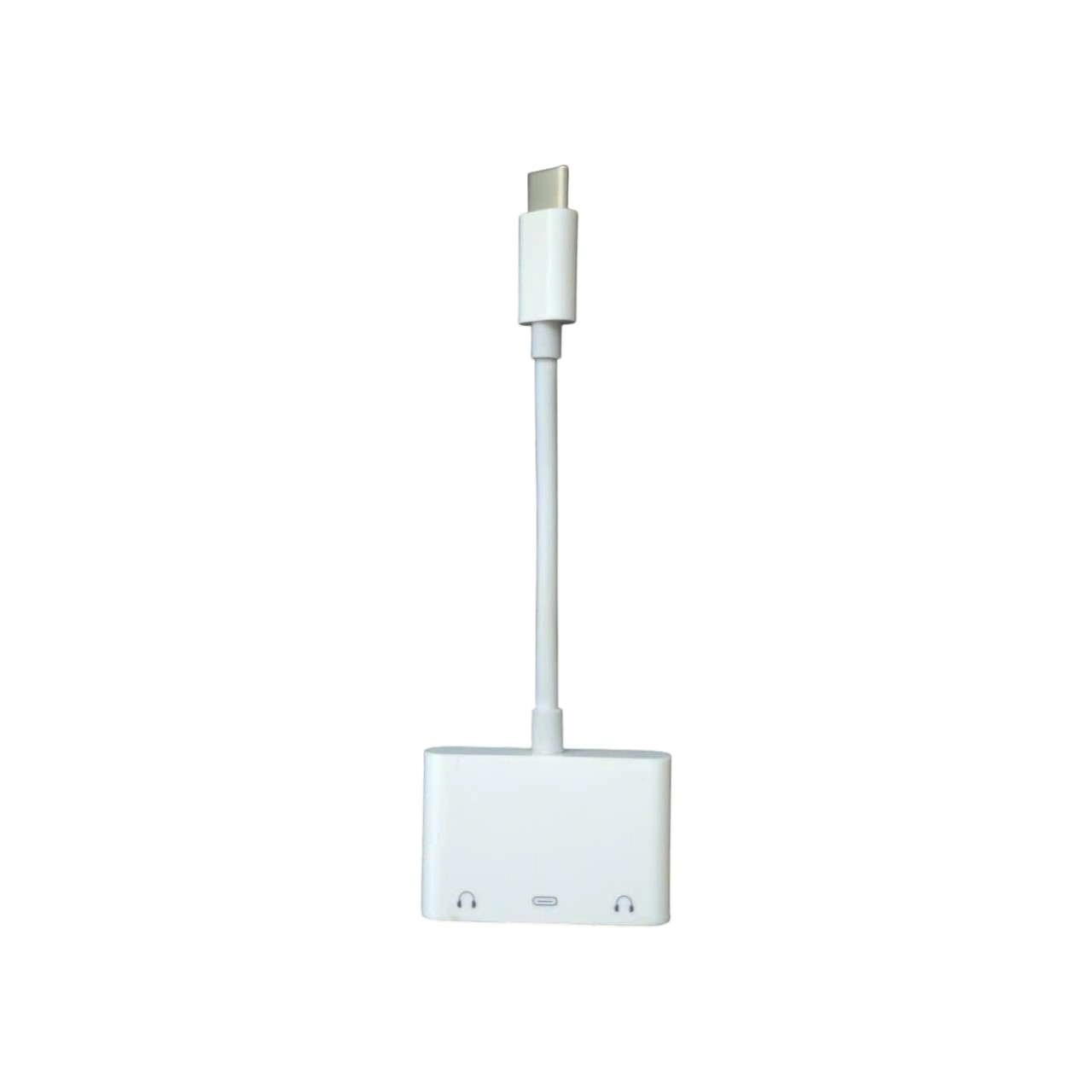 Bộ chia âm thanh Type-C sang 2 cổng cái jack 3.5mm