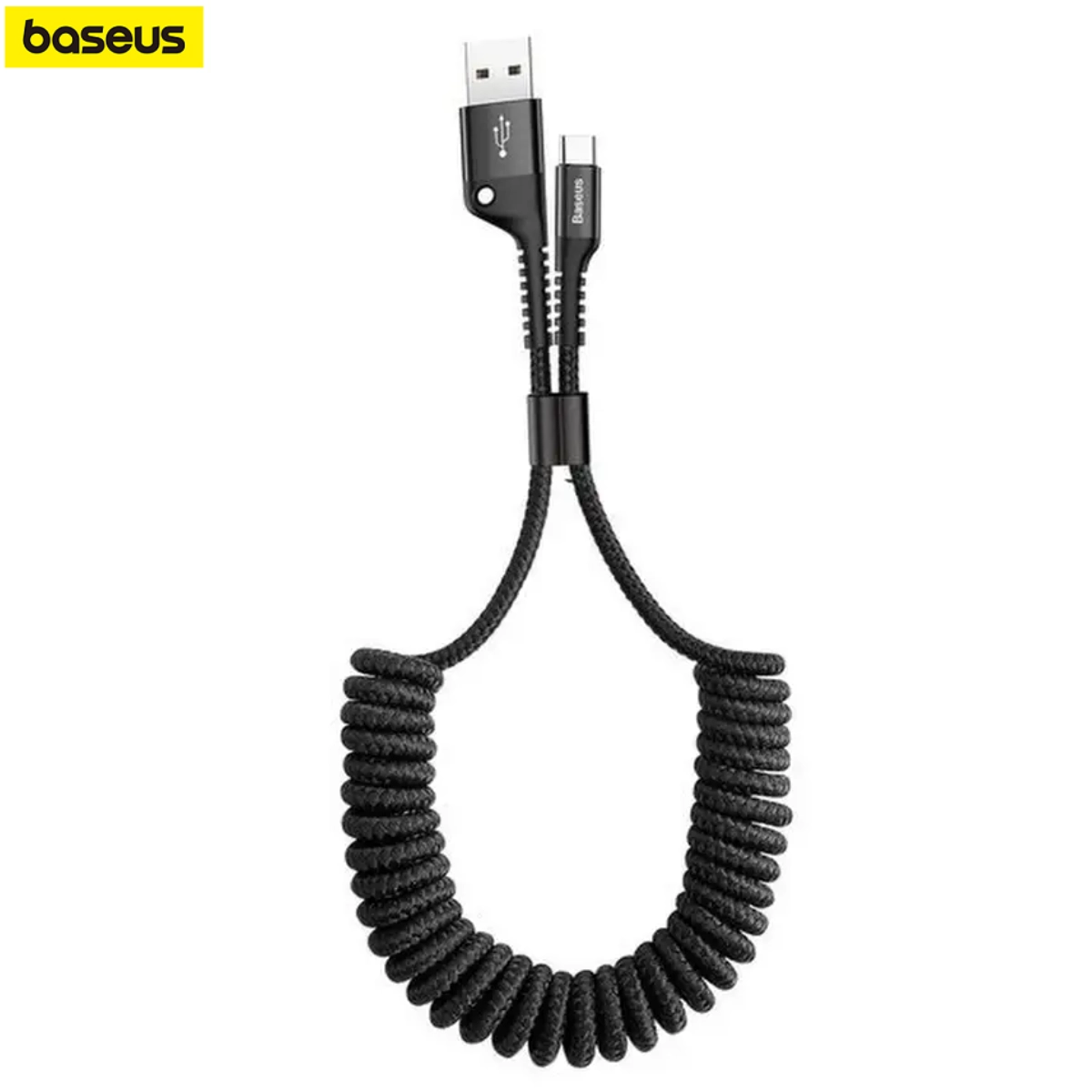 Cáp sạc lò xo đàn hồi USB sang Type-C Baseus CATSR-01