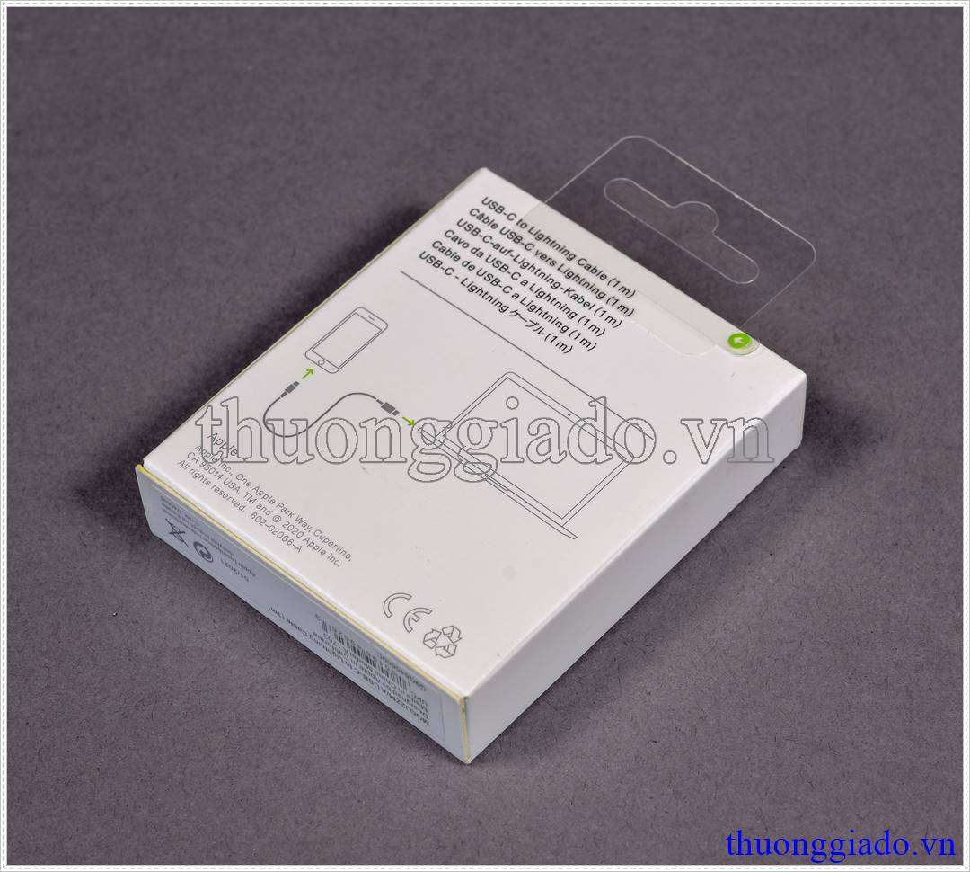 Cáp sạc nhanh Apple USB-C ra Lightning chính hãng, iPhone 12 Pro Max, iPhone 12 Pro (6.1 inch)