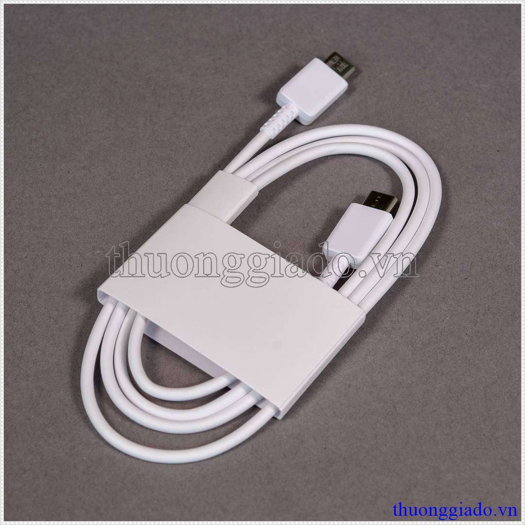 Cáp sạc nhanh Type C - Dây sạc Type C to Type C Max 25W màu trắng