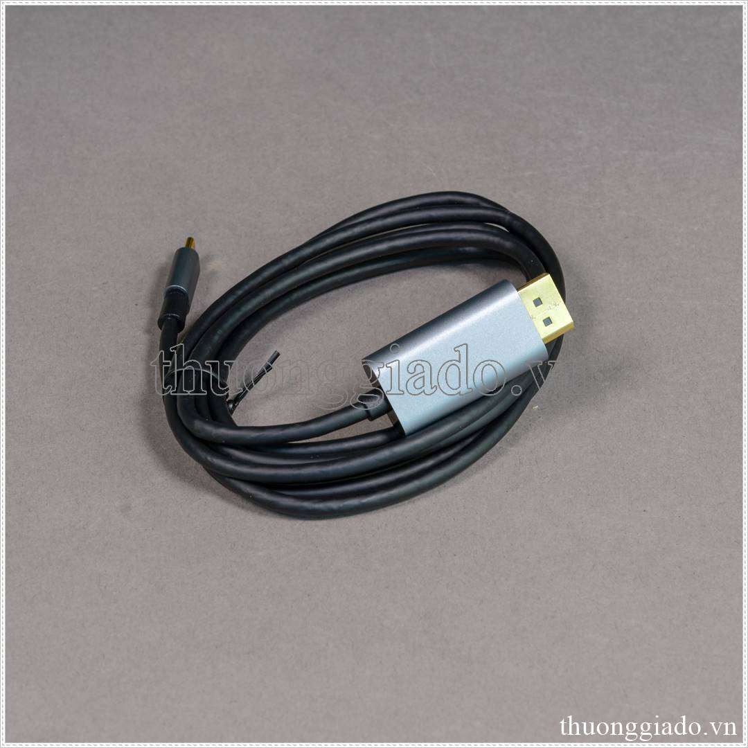 Cáp Type C to Displayport 8K 60Hz, 4K 120Hz, dài 1.5 mét