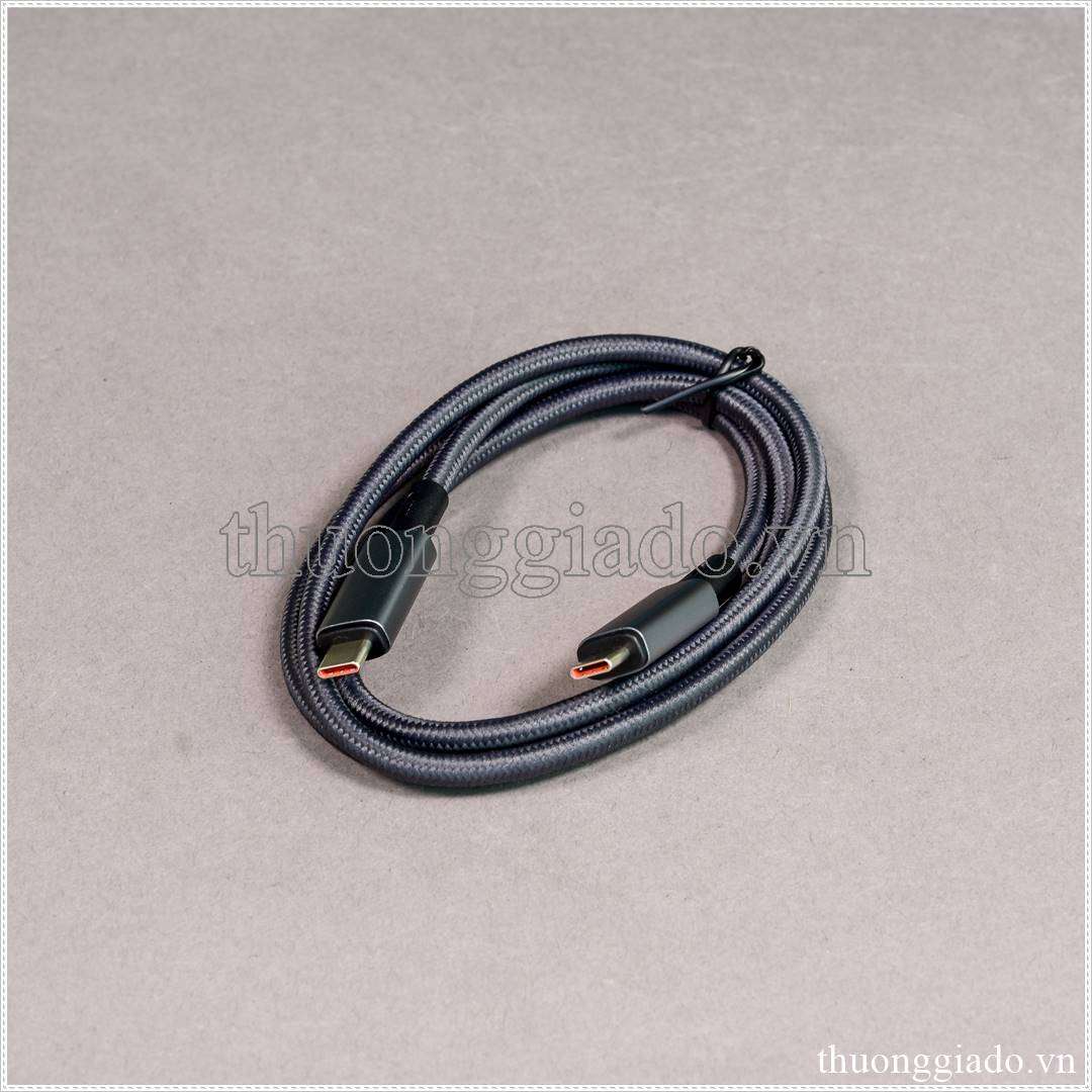 Cáp usb4 type c, tốc độ 40Gbps, sạc nhanh PD 240W, video 8K 60Hz