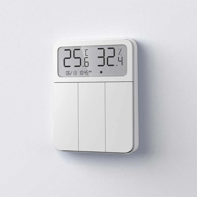 Công Tắc Đèn Hiển Thị Màn Hình Xiaomi Mijia ZNKG03HL (Hỗ Trợ Điều Khiển Từ Xa)