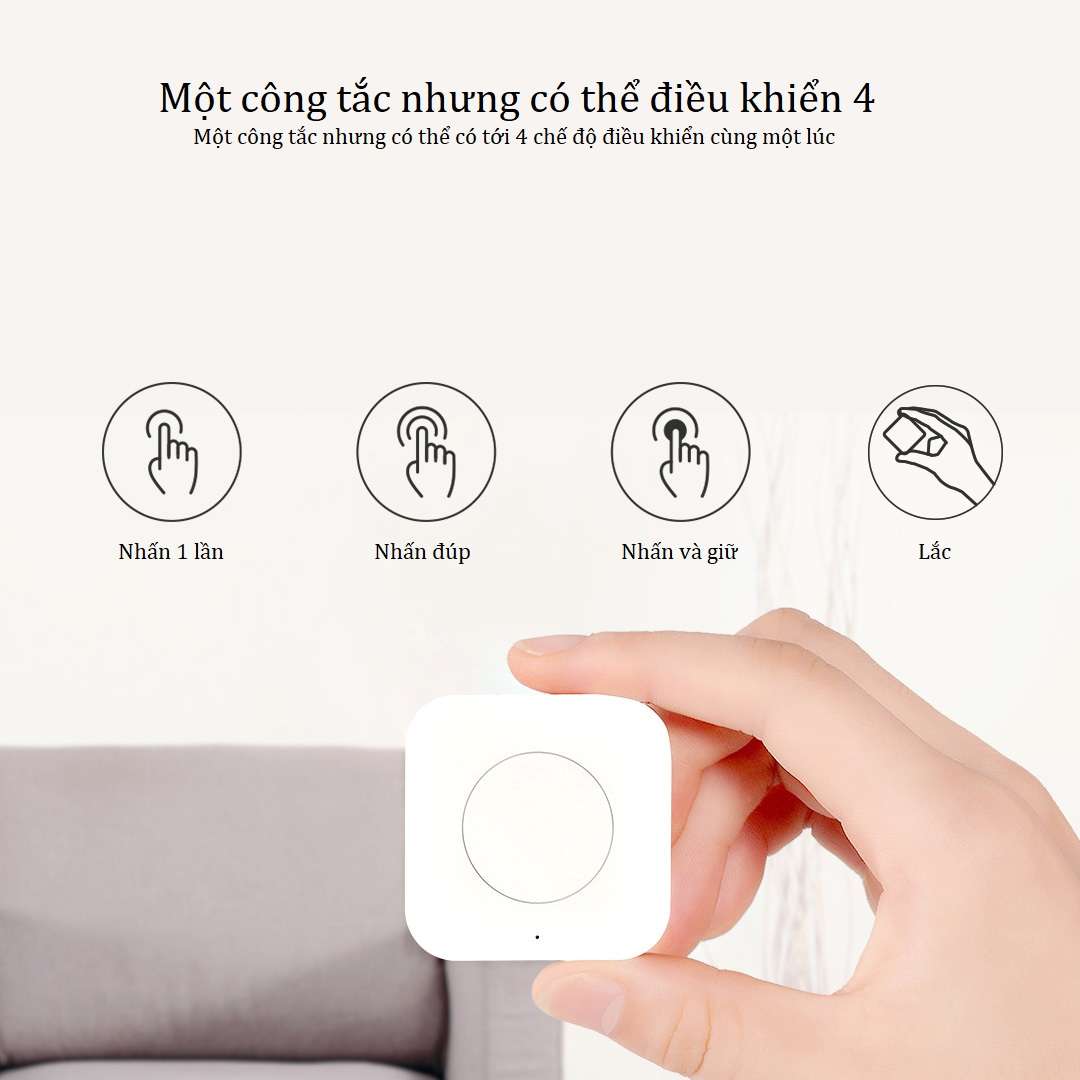 Công tắc không dây Aqara (phiên bản nâng cấp) WXKG12LM