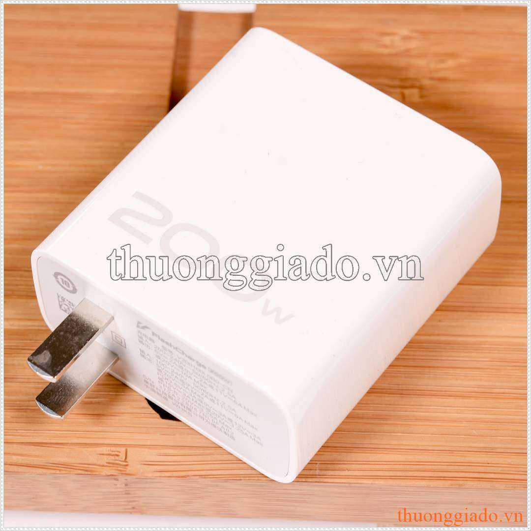 Củ sạc nhanh Vivo FlashCharge 200W V200100L0B0-CN, sạc Vivo iQOO 10 và iQOO 10 Pro