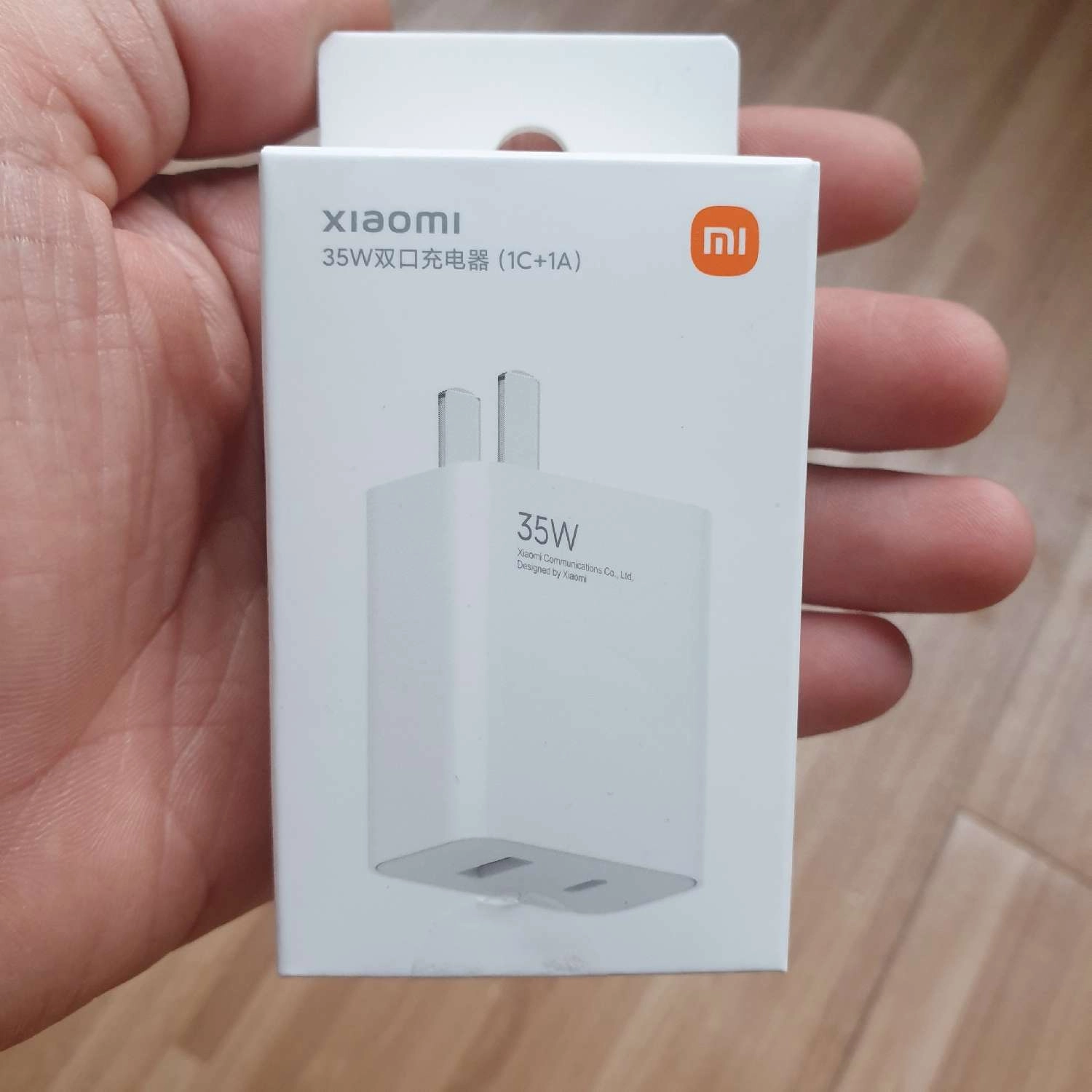Củ sạc Xiaomi 35W xuất ra 2 cổng (1C 1A) MDY-14-ET