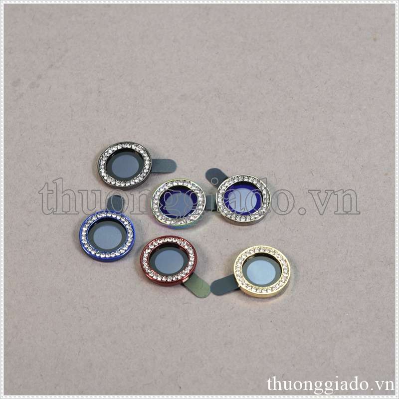 Dán kính camera sau, kính cường lực bảo vệ kính camera iPhone 12/ iPhone 12 Mini/ iPhone 12 Pro/ iPhone 12 Pro Max (viền đính đá)