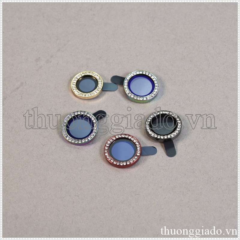 Dán kính camera sau, kính cường lực bảo vệ kính camera iPhone 12/ iPhone 12 Mini/ iPhone 12 Pro/ iPhone 12 Pro Max (viền đính đá)