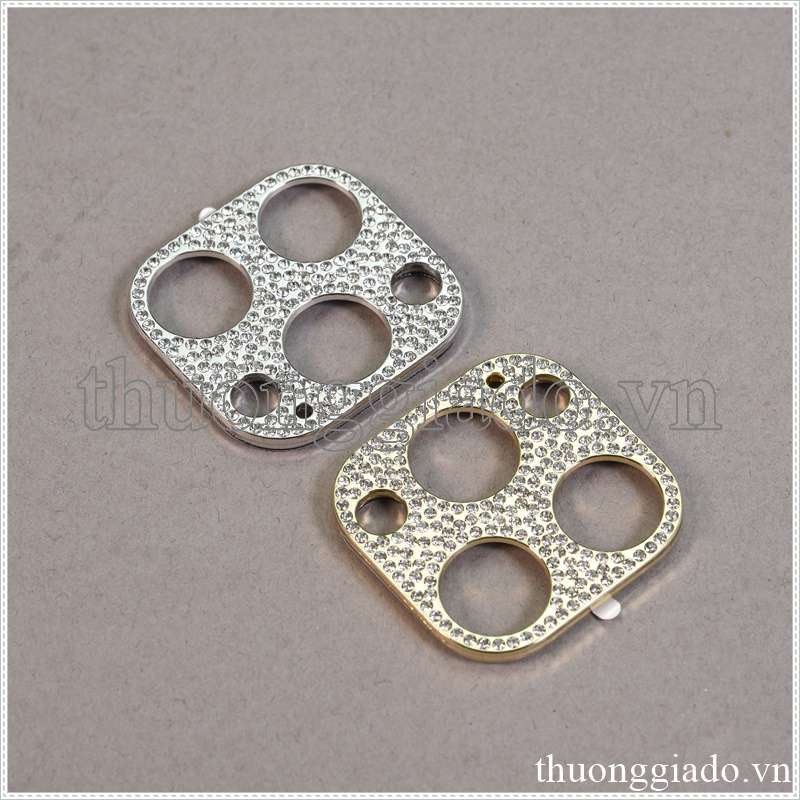 Dán kính camera sau, ốp hợp kim đính đá bảo vệ kính camera iPhone 13/ iPhone 13 Mini/ iPhone 13 Pro/ iPhone 13 Pro Max