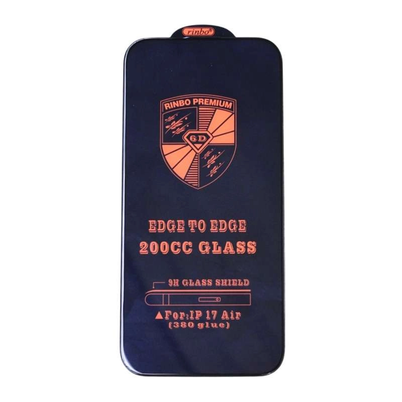 Dán kính cường lực iPhone Air 2025 (9H, tràn viền, 380 glue) hiện Rinbo
