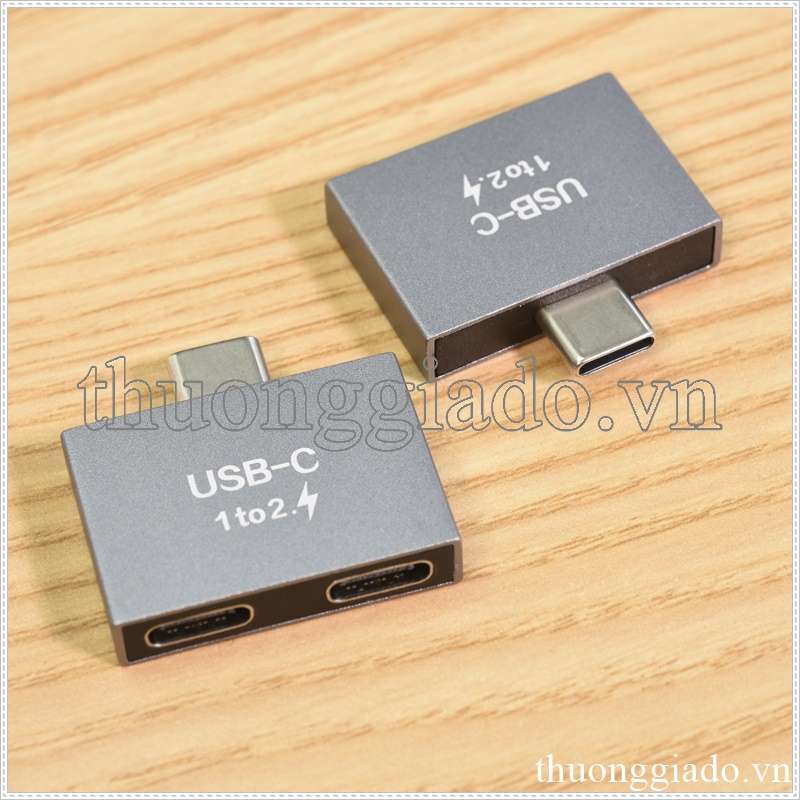 Đầu chuyển cổng sạc Type từ 1 ra 2