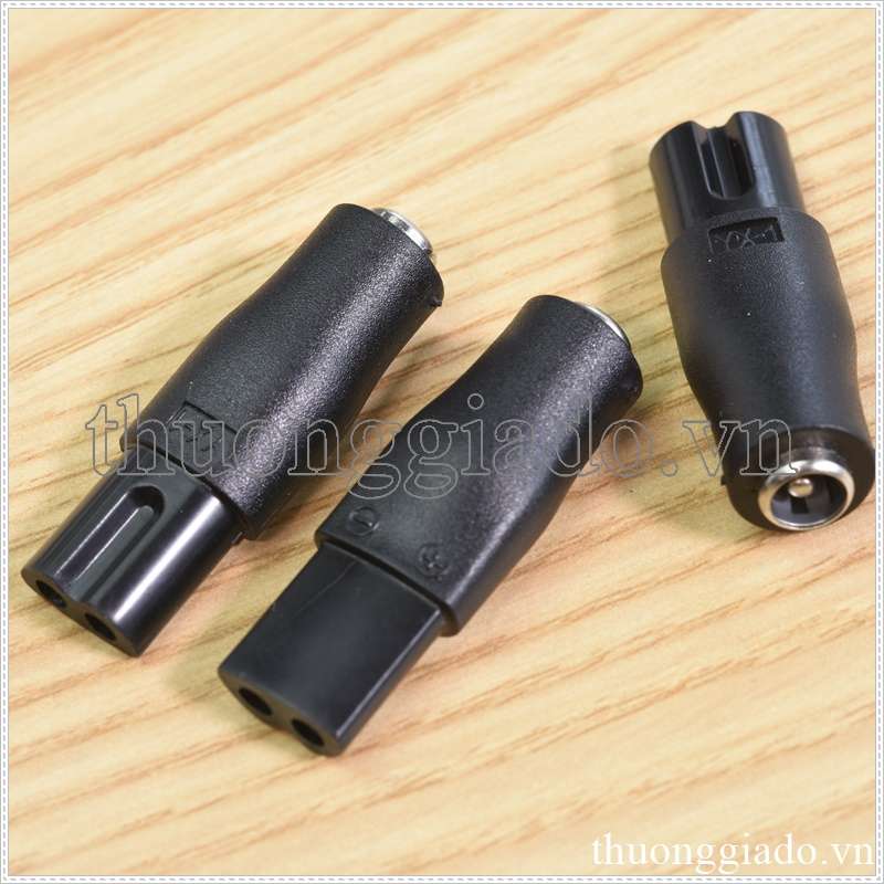 Đầu chuyển đổi đầu sạc adapter laptop sang cực âm dương
