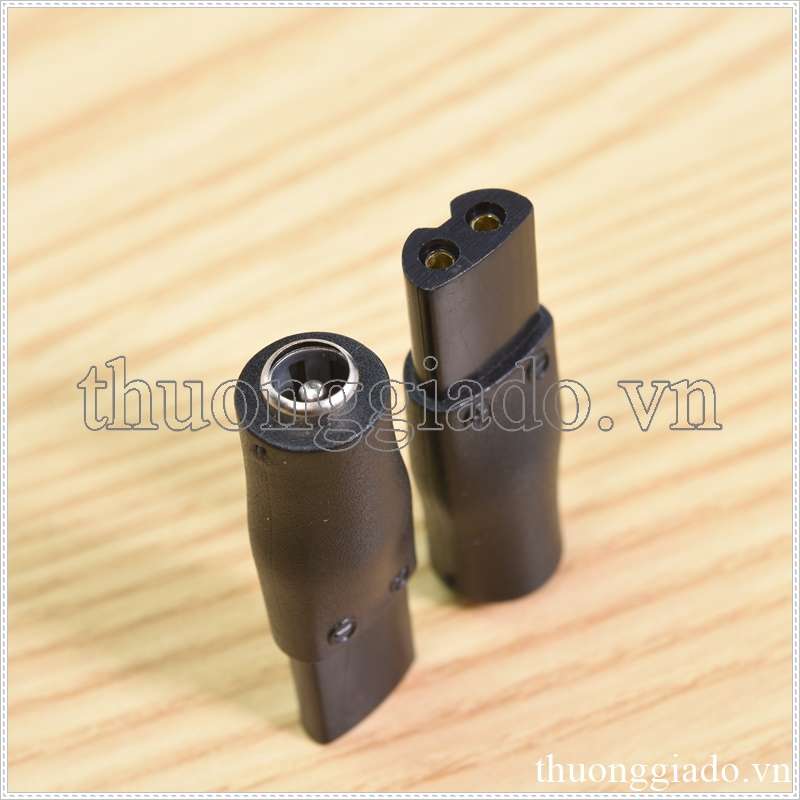 Đầu chuyển đổi đầu sạc adapter laptop sang cực âm dương