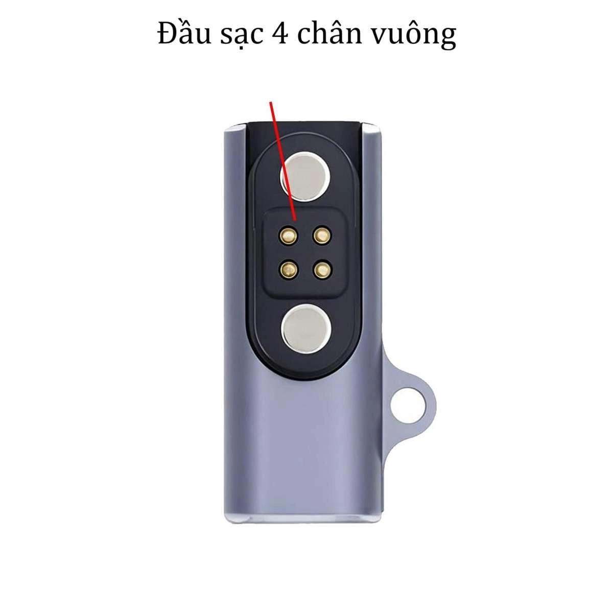 Đầu chuyển đổi Type C sang 4 chân vuông cho tai nghe dẫn truyền xương Eacam X18 Pro/ Wave Pro/ Beta Pro/ X7 Pro/ S900/ Runner 4