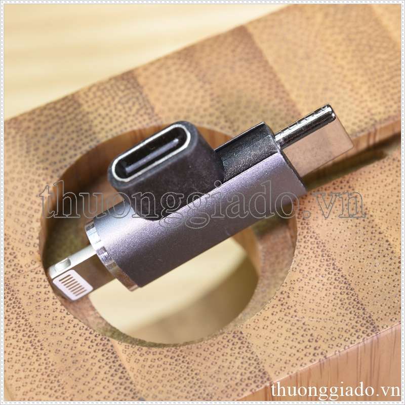 Đầu chuyển đổi Type C sang type c   lightning