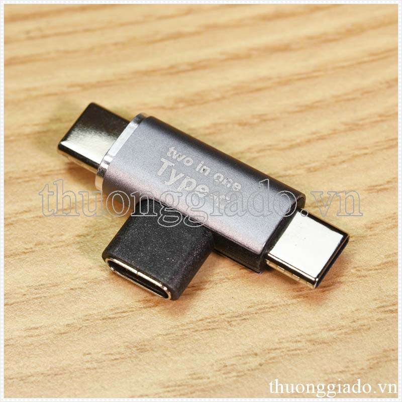 đầu chuyển đổi type c 1 ra 2