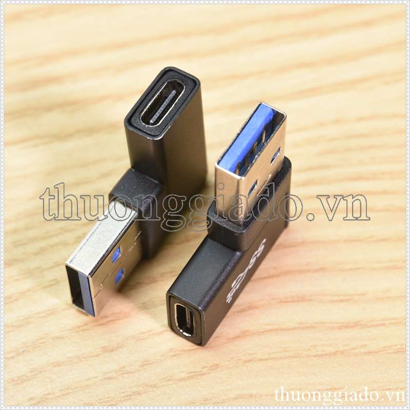 Đầu chuyển đổi USB Male sang Type C Female (tốc độ tối đa 10Gbps)