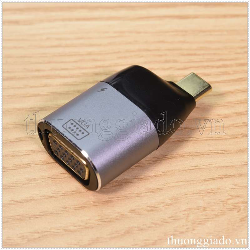đầu chuyển vga to type c có cổng sạc