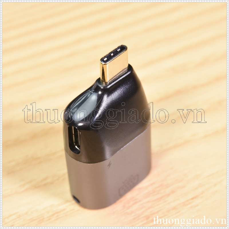 đầu chuyển vga to type c có cổng sạc