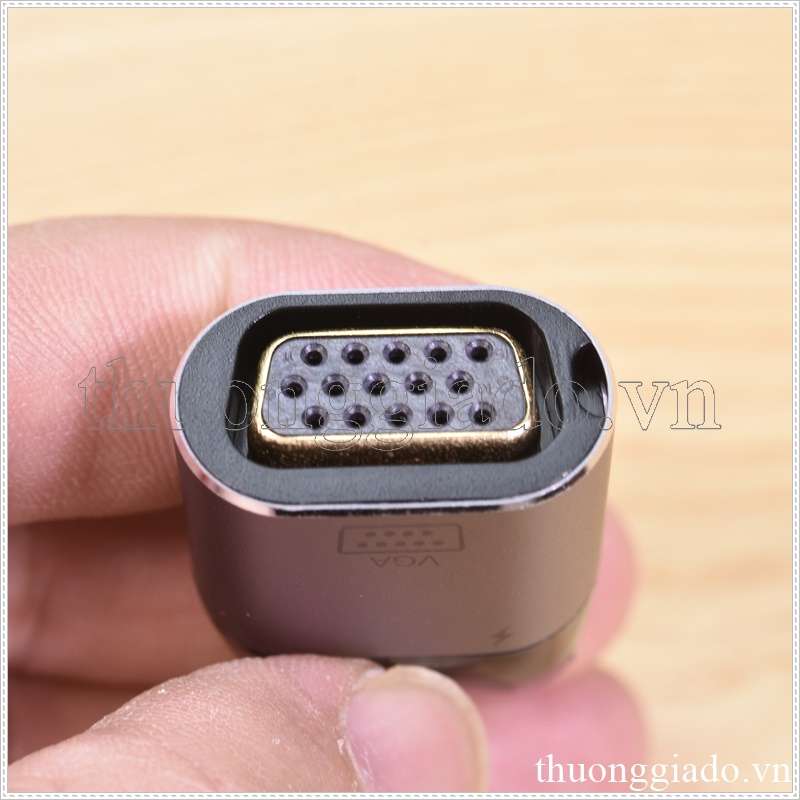 đầu chuyển vga to type c có cổng sạc