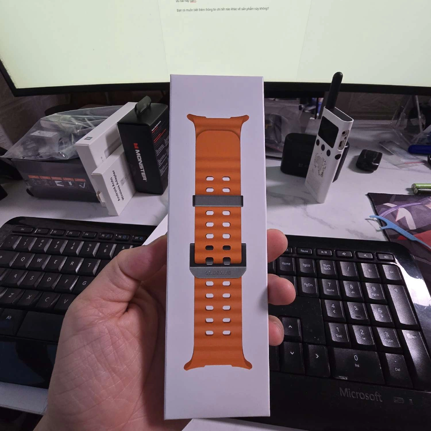 Dây đeo silicon Ocean dành cho Samsung Galaxy Watch Ultra 