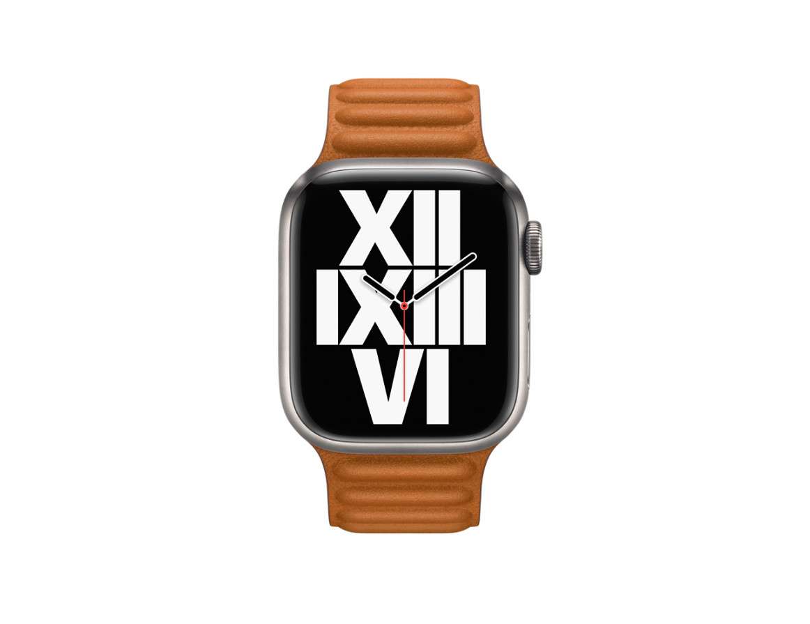 Dây đồng hồ Apple Watch 38mm/ 40mm/ 41mm/ 42mm/ 44mm/ 45mm (chất liệu da bò, phong cách Leather Link) series 1 đến series 7