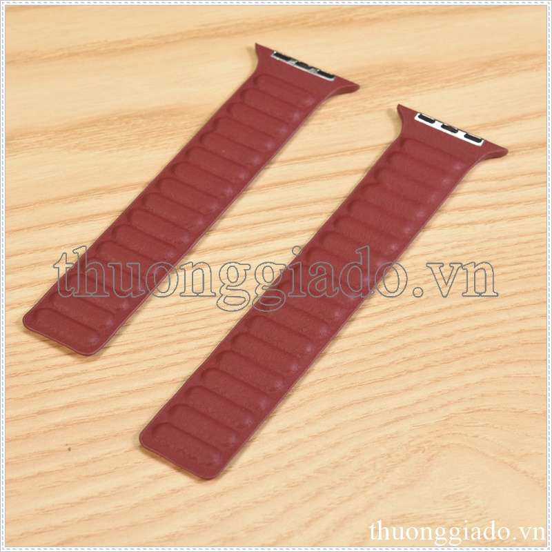 Dây đồng hồ Apple Watch 38mm/ 40mm/ 41mm/ 42mm/ 44mm/ 45mm (chất liệu da, phong cách Leather Link) series 1 đến series 7