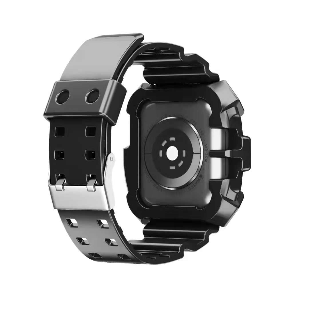 Dây đồng hồ Apple Watch 38mm/ 40mm/ 41mm/ 42mm/ 44mm/ 45mm (chất liệu silicon, phong cách thể thao) series 1 đến series 7