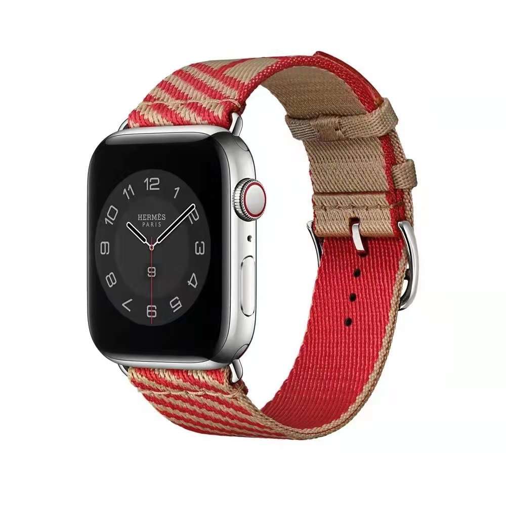 Dây đồng hồ Apple Watch 38mm/ 40mm/ 41mm/ 42mm/ 44mm/ 45mm (chất liệu vải dệt, phong cách thổ cẩm) series 1 đến series 7