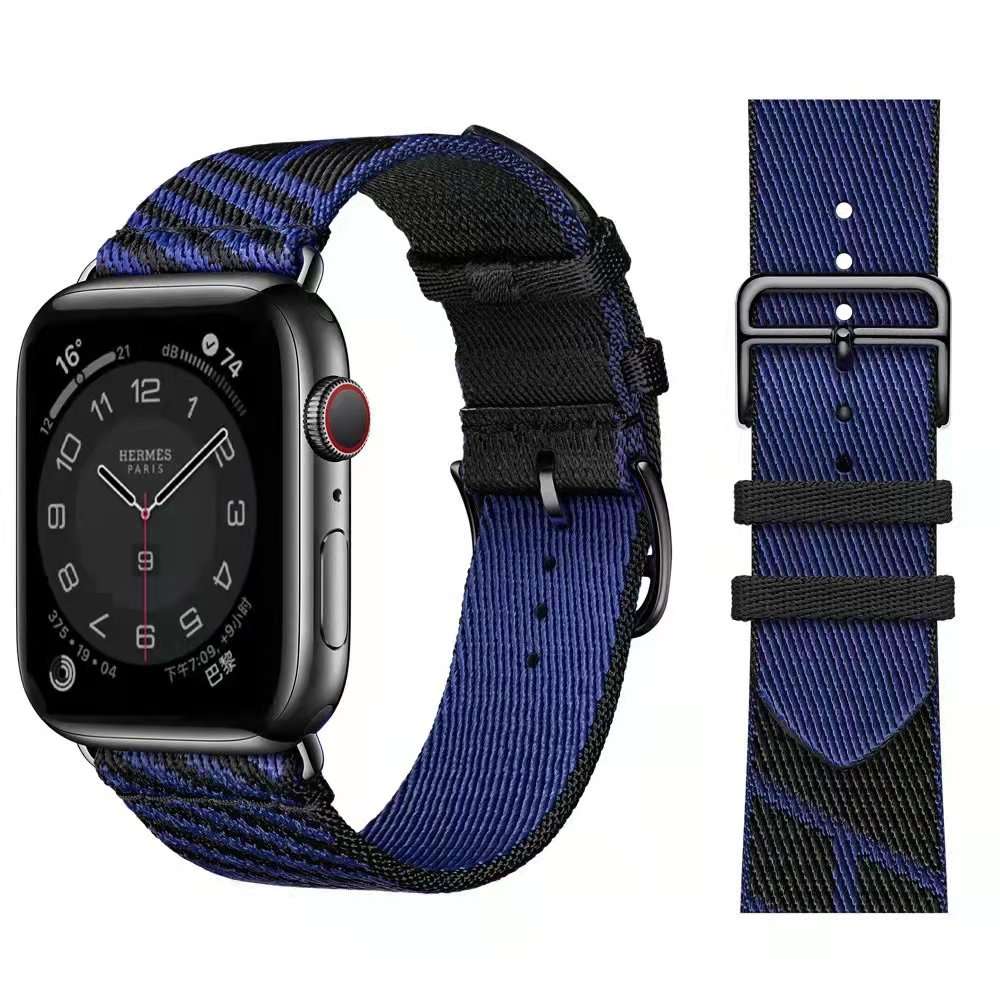 Dây đồng hồ Apple Watch 38mm/ 40mm/ 41mm/ 42mm/ 44mm/ 45mm (chất liệu vải dệt, phong cách thổ cẩm) series 1 đến series 7