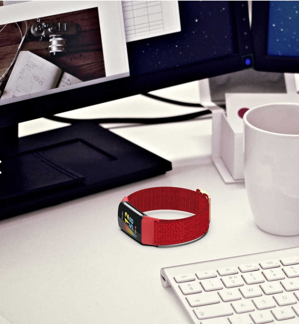 Dây đồng hồ Fitbit Charge 5 (chất liệu vải dệt, phong cách thể thao)